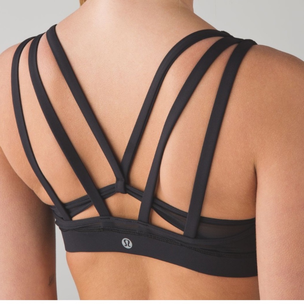 Lululemon Black Energy Bra Exhale Size 8 - Picture 5 of 11